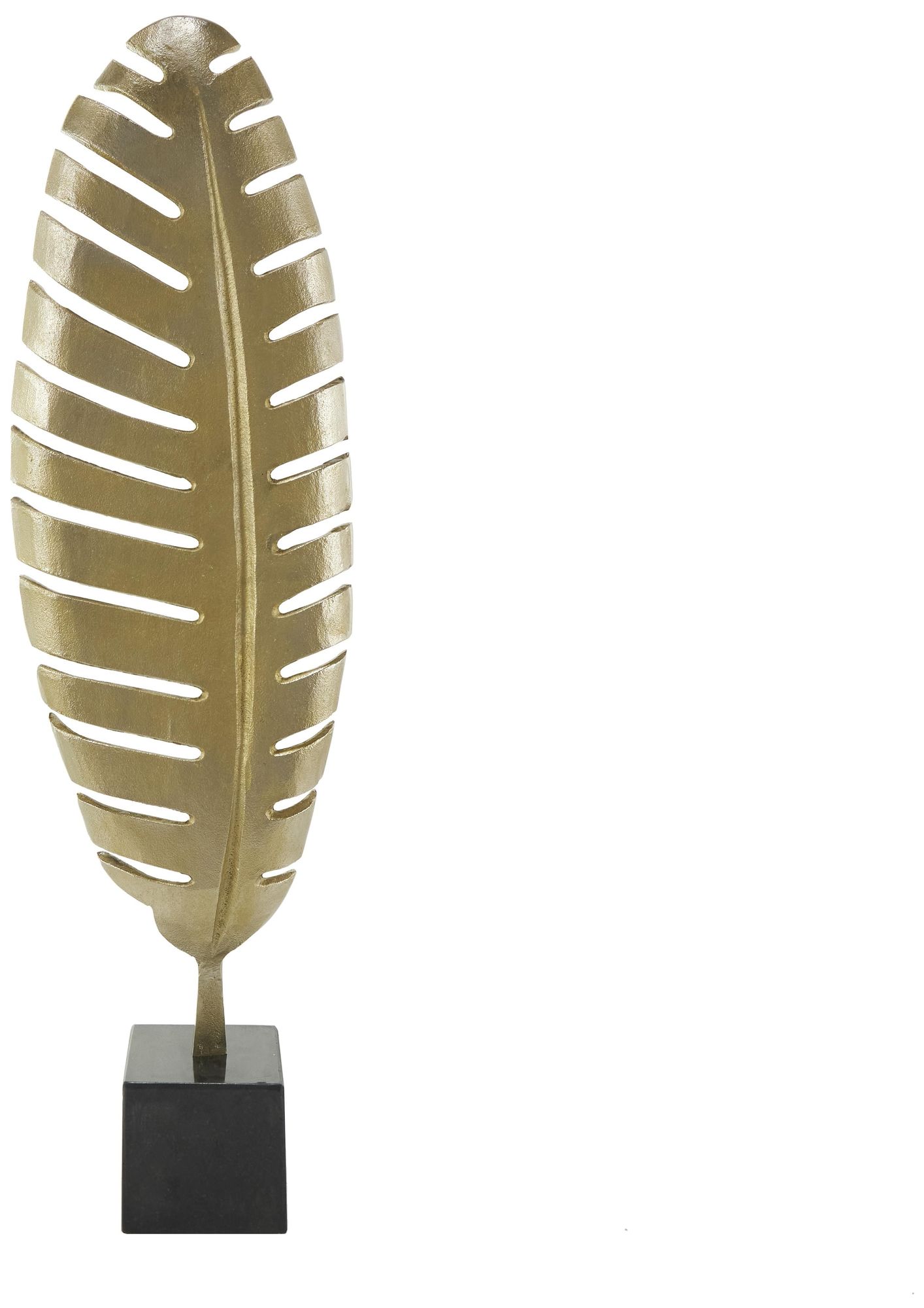 Image 5 Gold Aluminum Metal Glam Sculpture, 9" x 4" x 30" more views