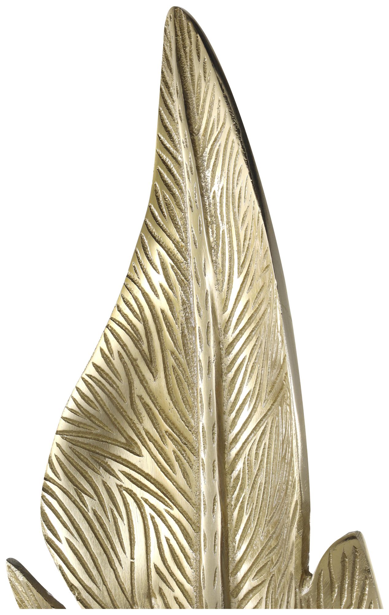 Image 3 Gold Aluminum Metal Glam Sculpture, 9" x 4" x 31" more views
