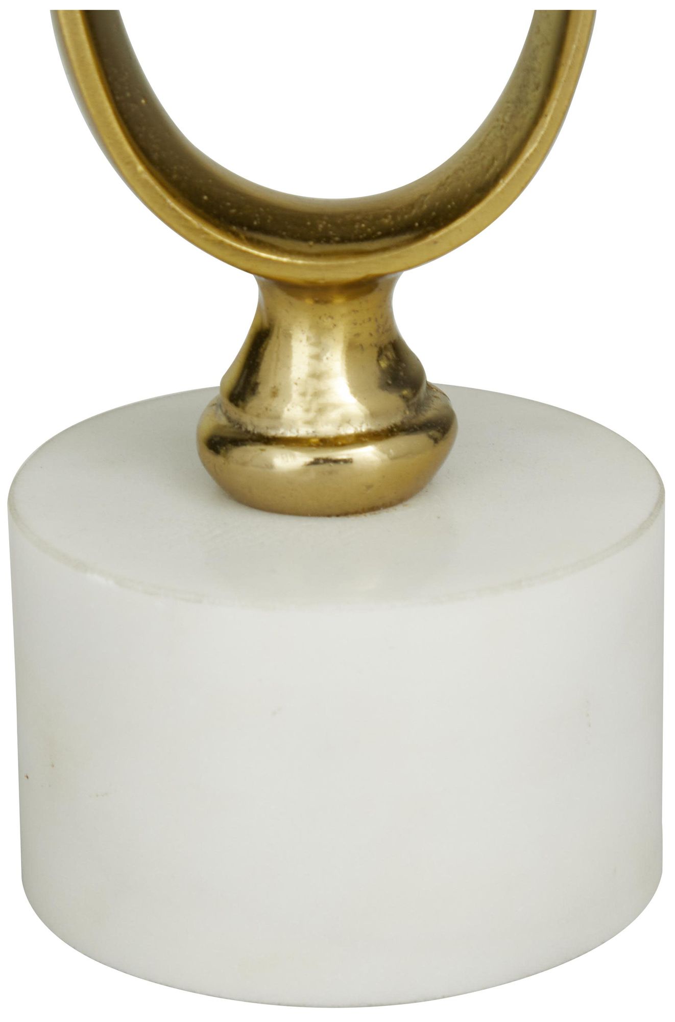 Image 4 Gold Aluminum Metal Modern Candle Holder more views