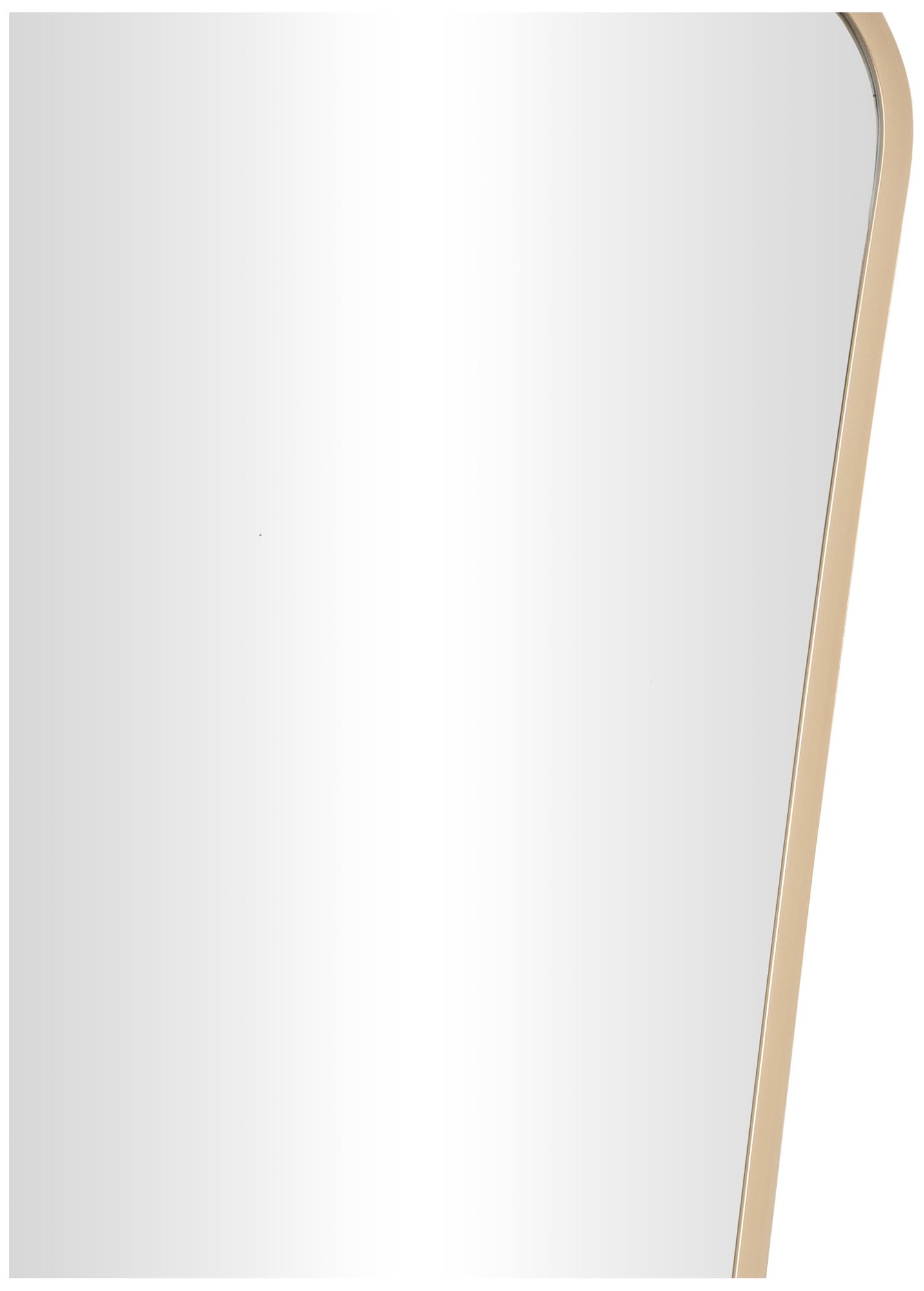 Image 3 Gold Aluminum Metal Transitional Wall Mirror, 24" x 1" x 36" more views
