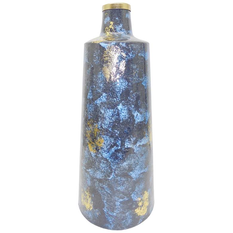 Image 1 Gold & Blue Vase
