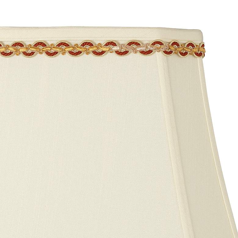 Image 1 Gold and Rust Serpentine Lamp Shade Trim - 4 Yards