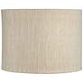 Gold and Silver Plastic Weave Drum Shade 15x15x11 (Spider)