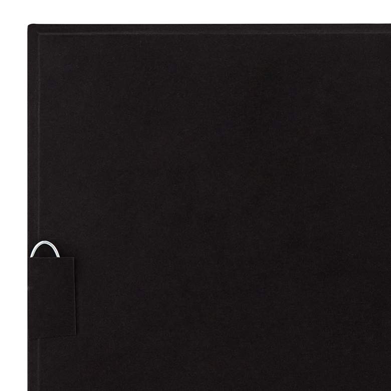 Image 4 Gold Black Circle 23 1/2" Square Shadow Box Framed Wall Art more views
