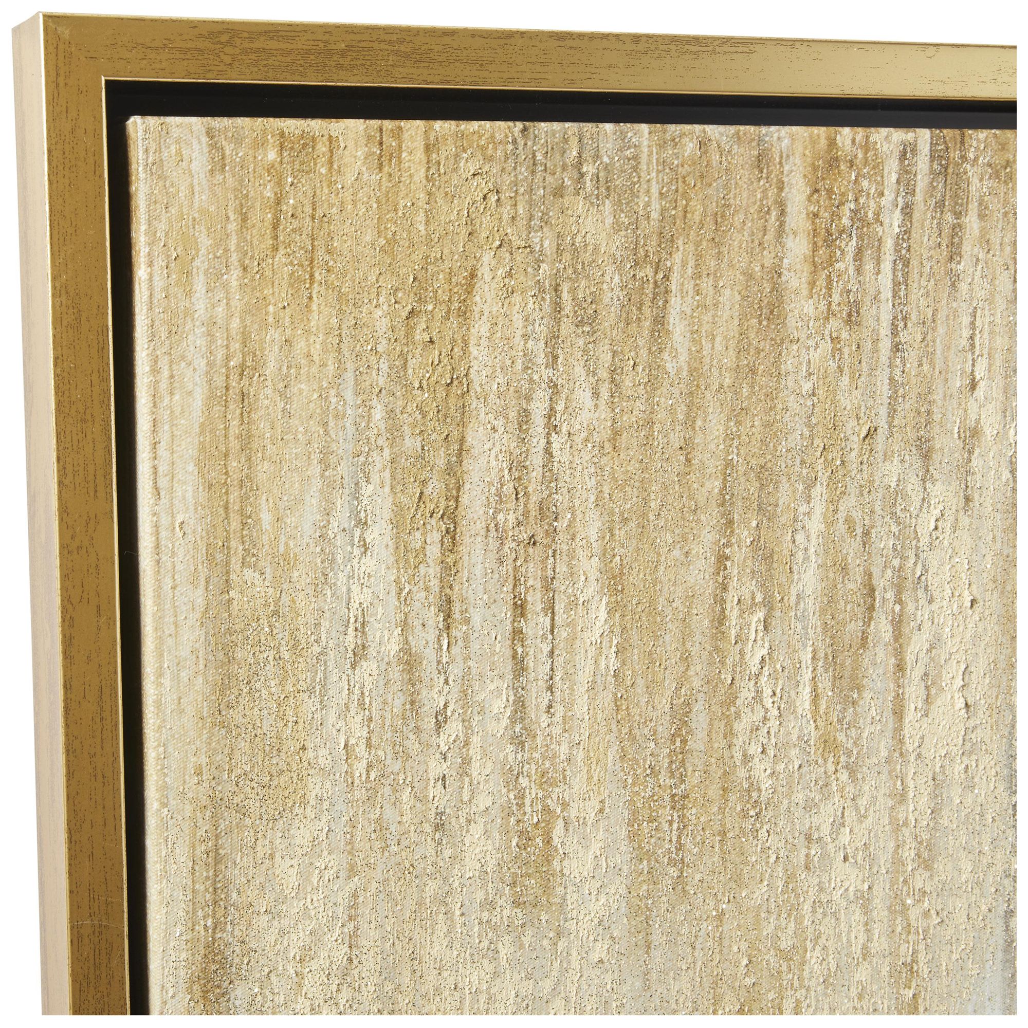 Image 4 Gold Canvas Coastal Framed Wall Art, S/3 32", 16", 16"W more views