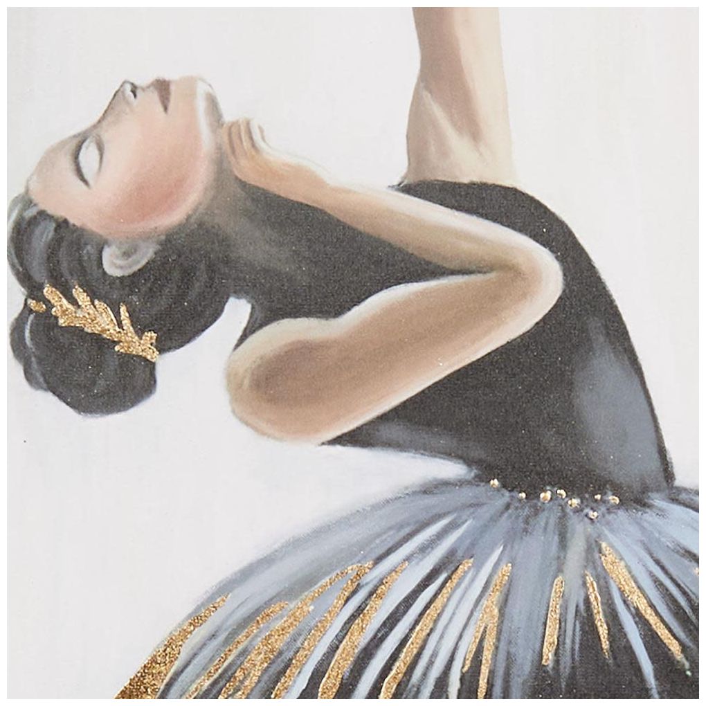 Gold Canvas Modern Framed Wall Art, 30" x 2" x 59"