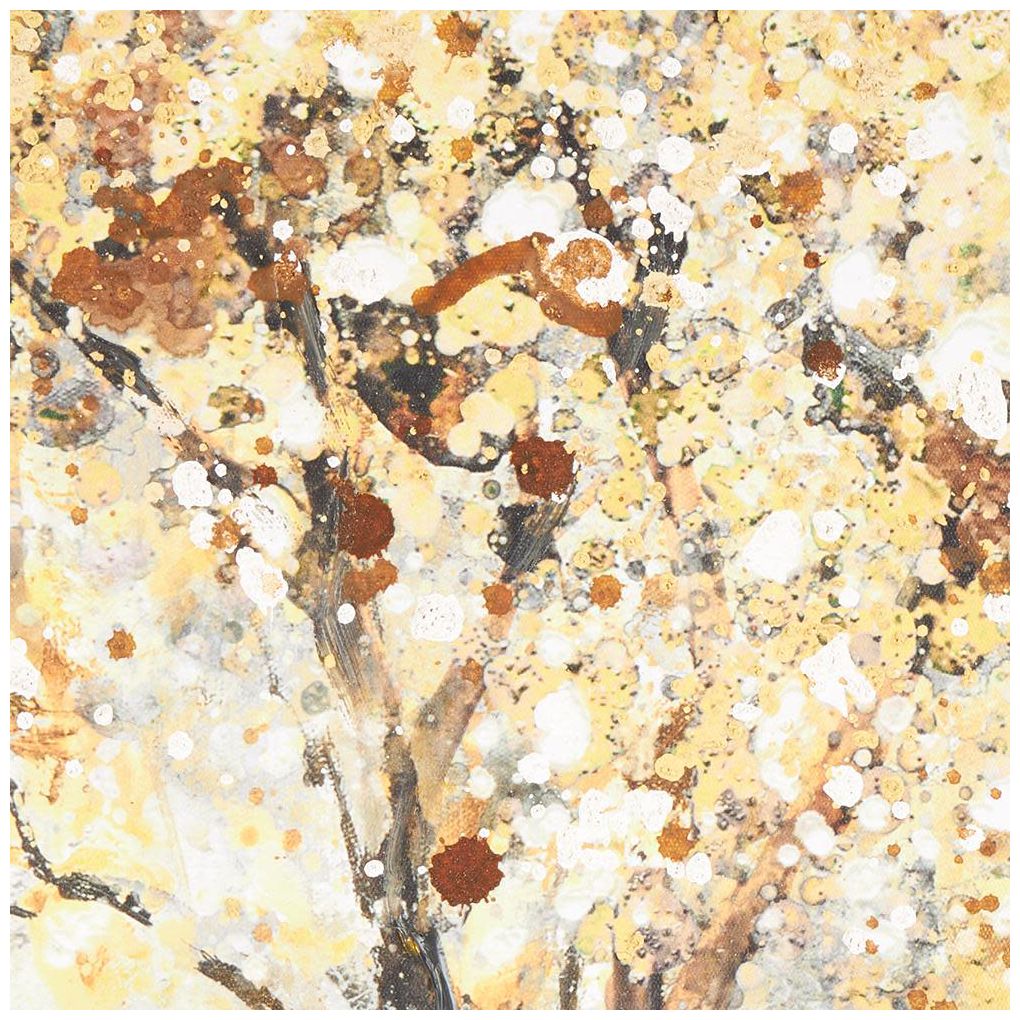 Gold Canvas Traditional Framed Wall Art, 47" x 2" x 36"