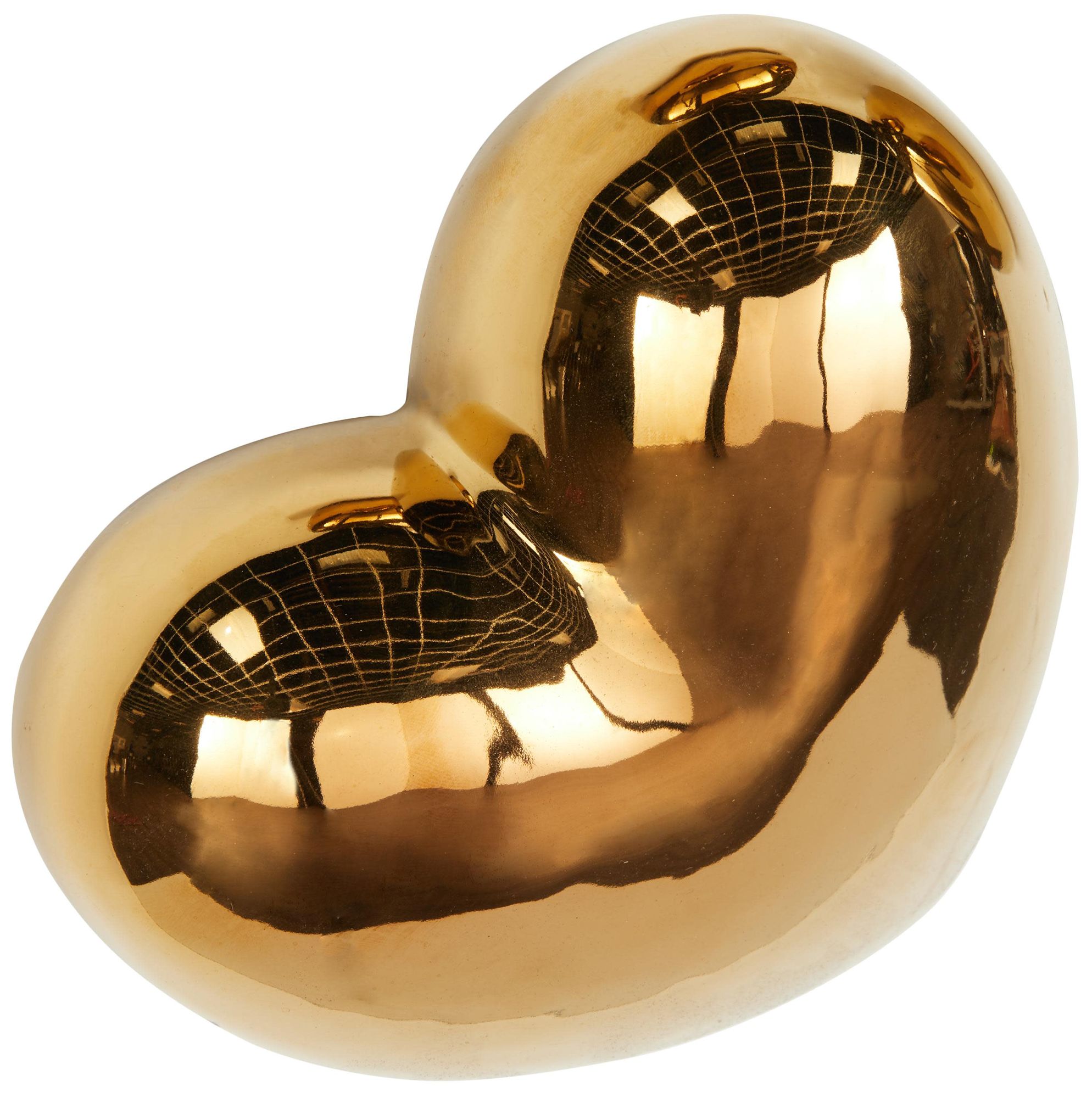 Image 3 Gold Ceramic Glam Wall Decor, S/3 10", 8", 6"H more views