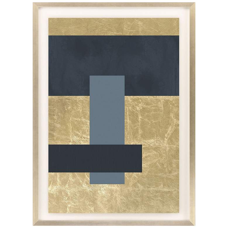 Image 1 Gold Colorblock I 31"W x 43"H Framed Art