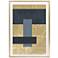 Gold Colorblock I 31"W x 43"H Framed Art