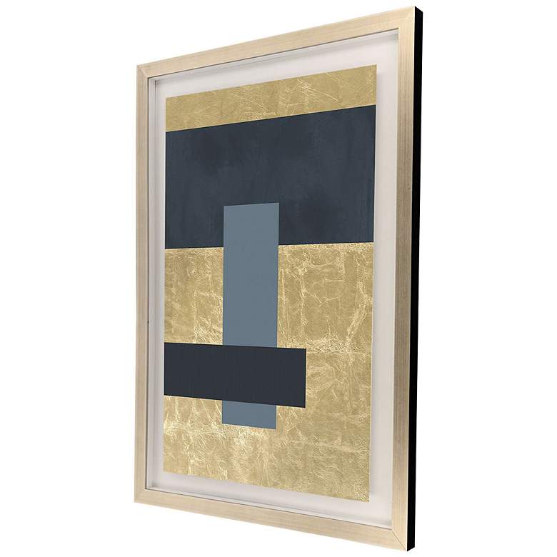 Image 2 Gold Colorblock I 31"W x 43"H Framed Art more views