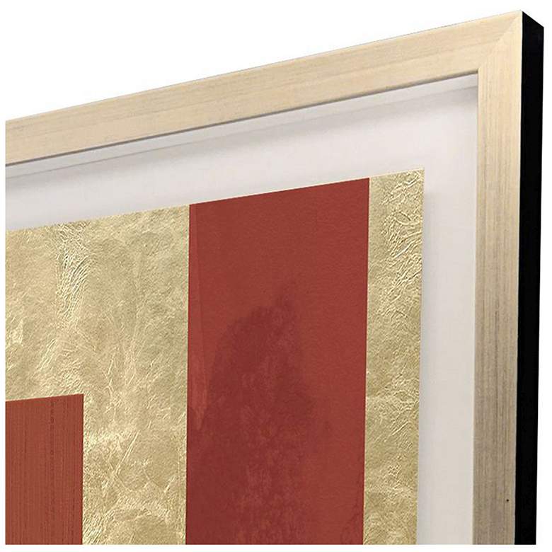 Image 3 Gold Colorblock II 31"W x 43"H Framed Art more views