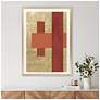 4_Gold Colorblock II 31"W x 43"H Framed Art more views