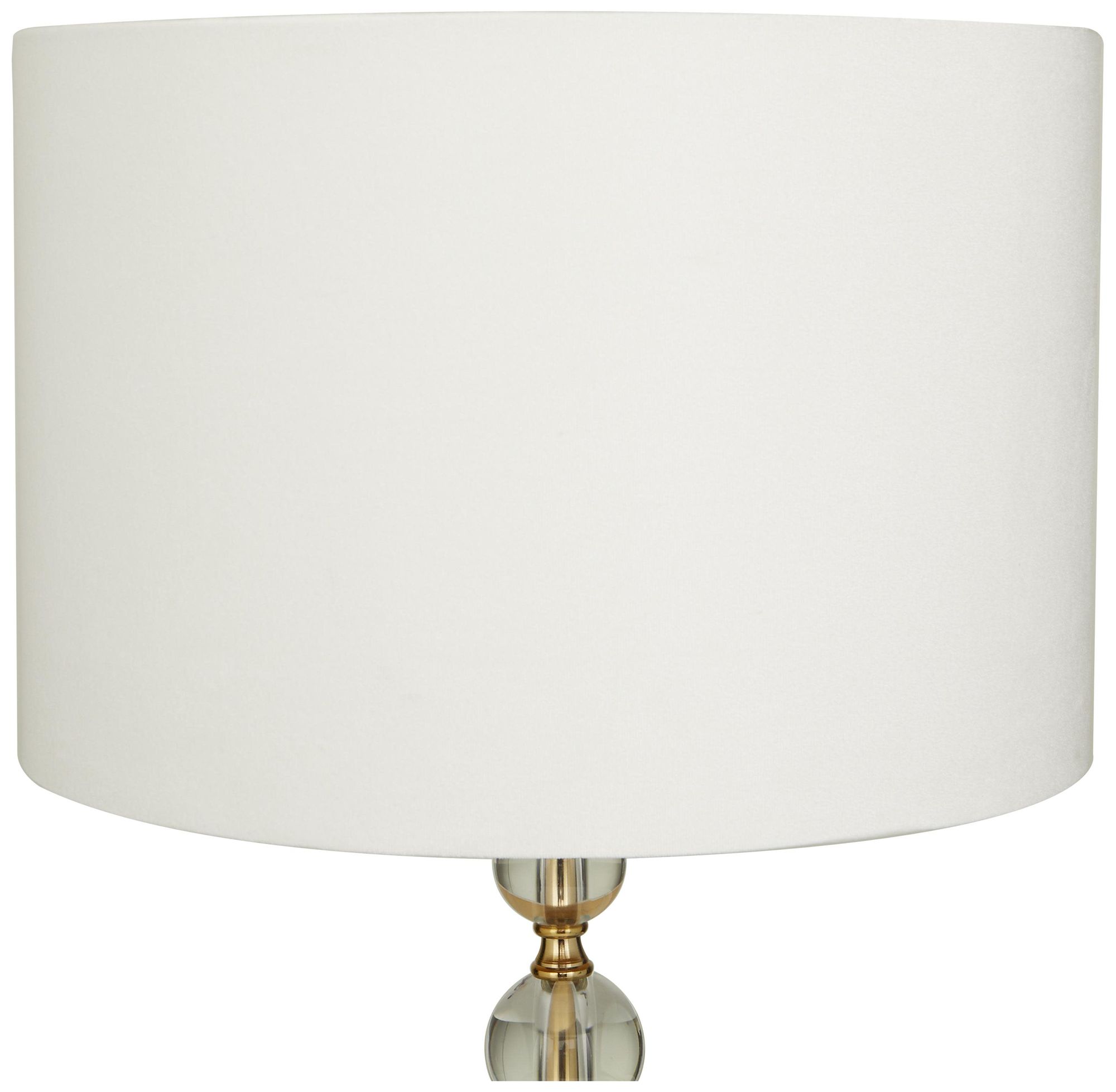 Image 3 Gold Crystal Glam Table Lamp, 15" x 15" x 27" more views