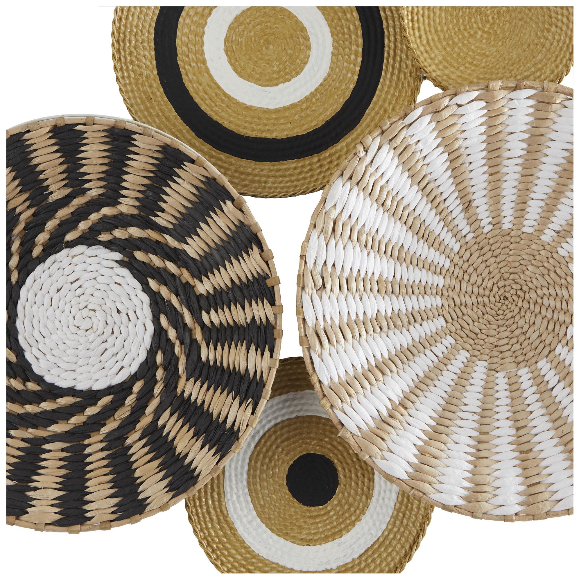 Image 3 Gold Dried Plant Bohemian Wall Decor, 44" x 3" x 24" more views