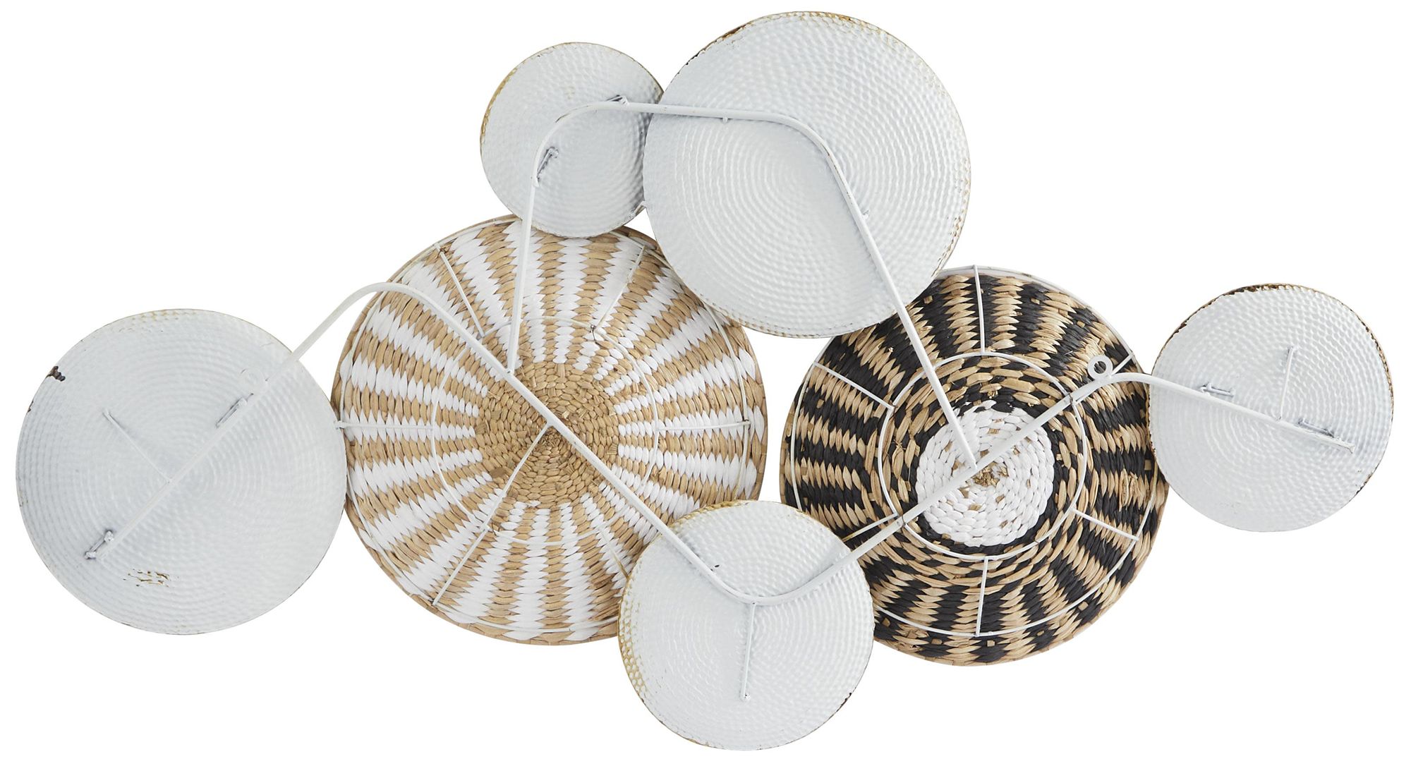 Image 4 Gold Dried Plant Bohemian Wall Decor, 44" x 3" x 24" more views