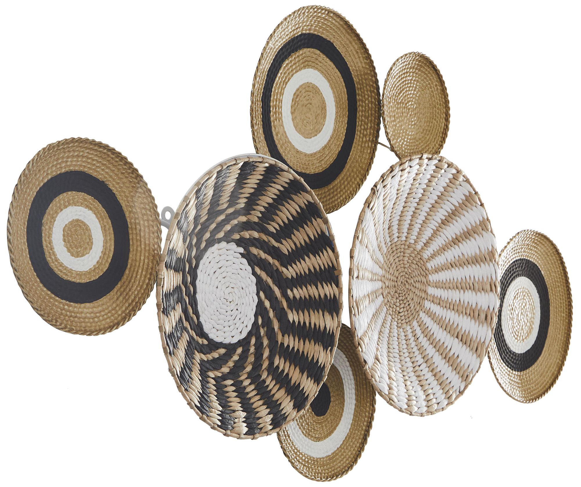 Image 5 Gold Dried Plant Bohemian Wall Decor, 44" x 3" x 24" more views