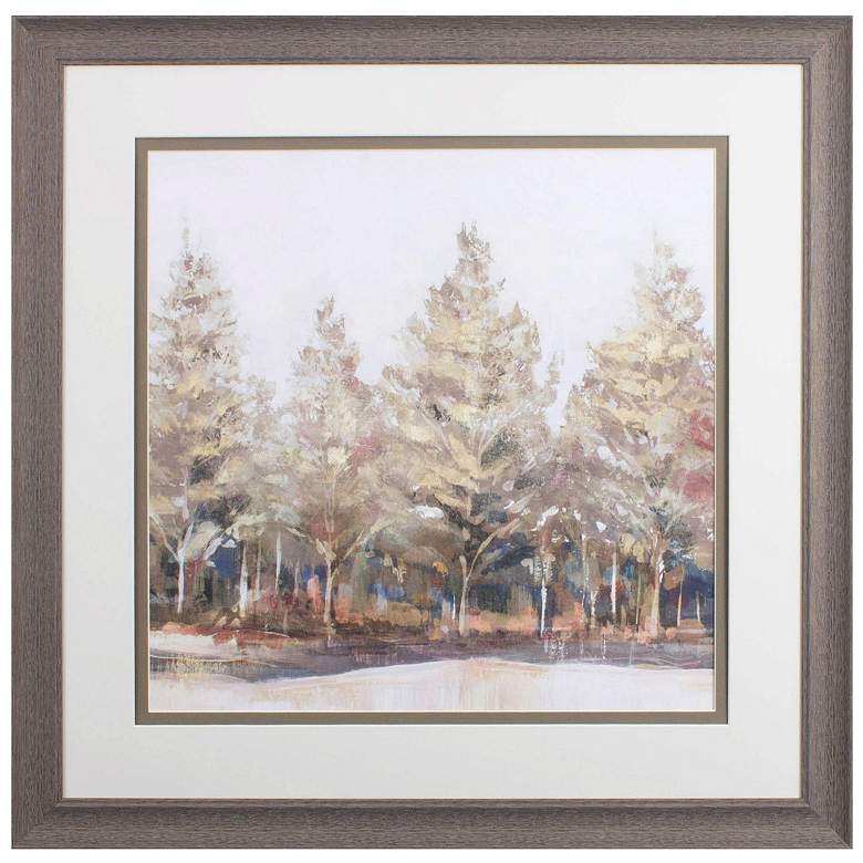 Image 1 Gold Forest II 29"W x 29"H Framed Art