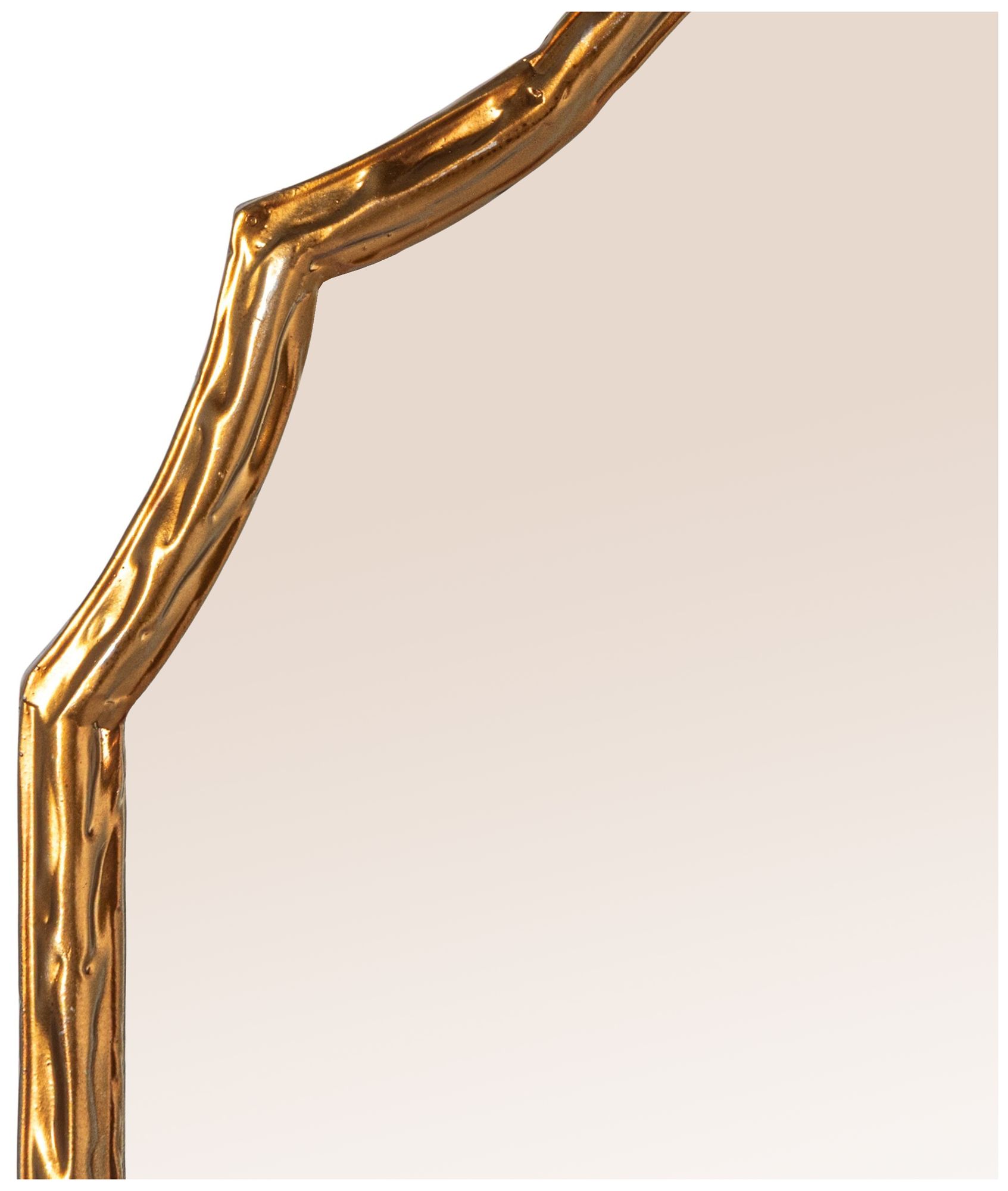 Thumbnail4 of Gold Framed Wall Mirror with Detailed Trim more views
