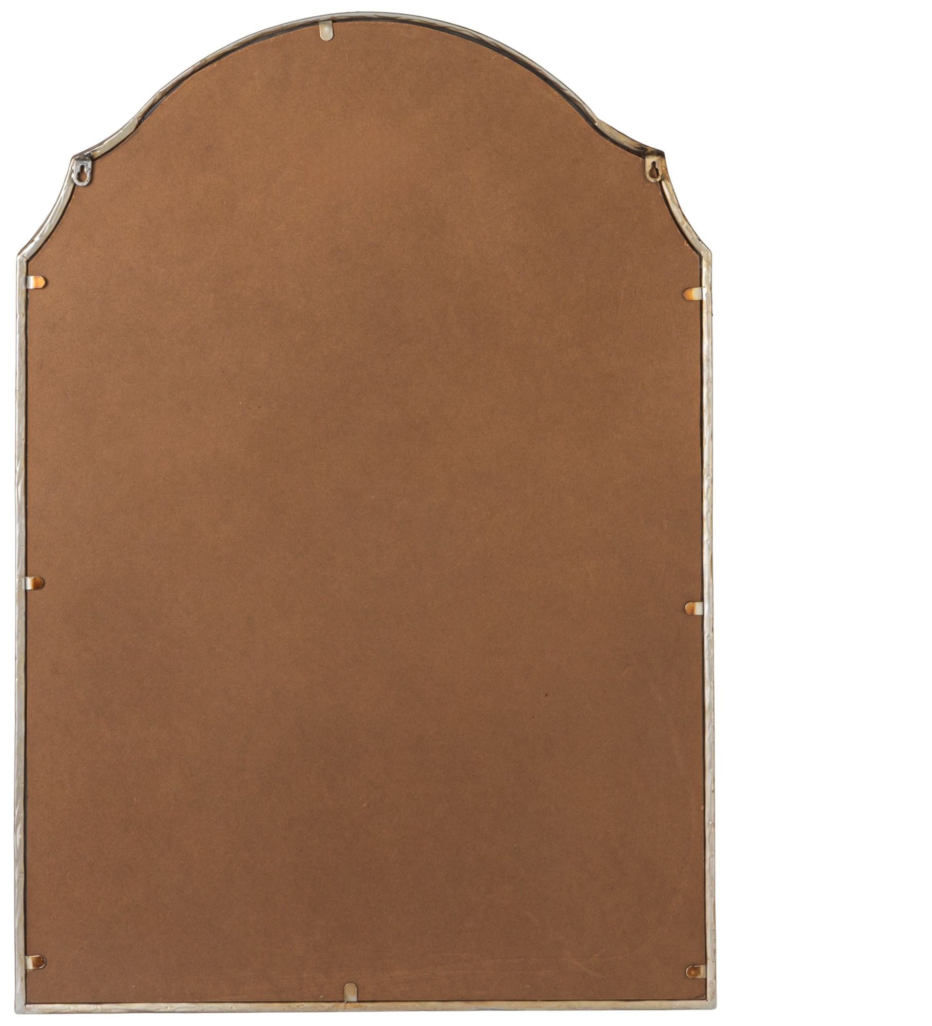 Gold Framed Wall Mirror with Detailed Trim