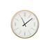 Gold Glass Contemporary Wall Clock, 20" x 2" x 20"