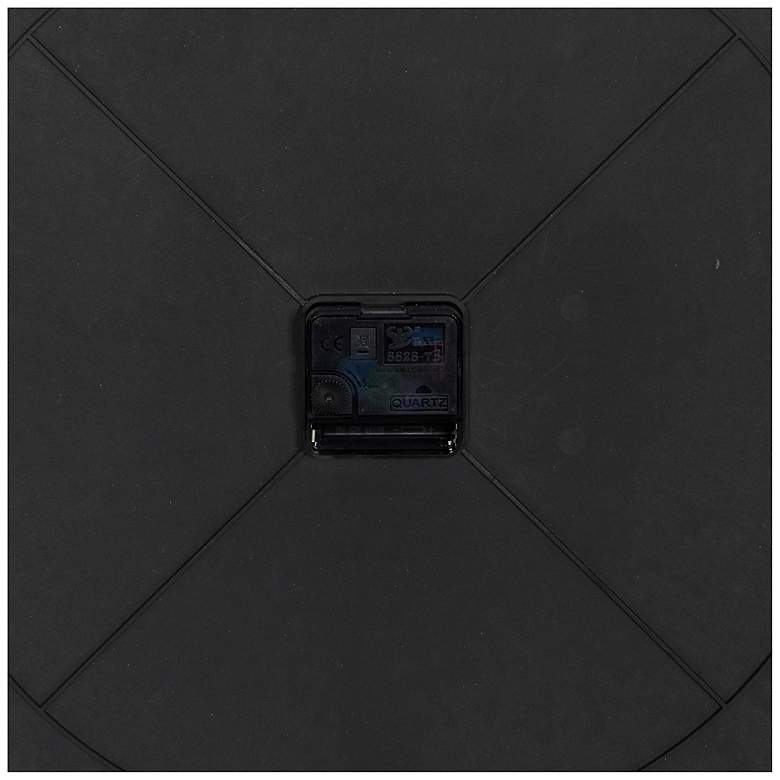 Image 5 Gold Glass Contemporary Wall Clock, 20" x 2" x 20" more views