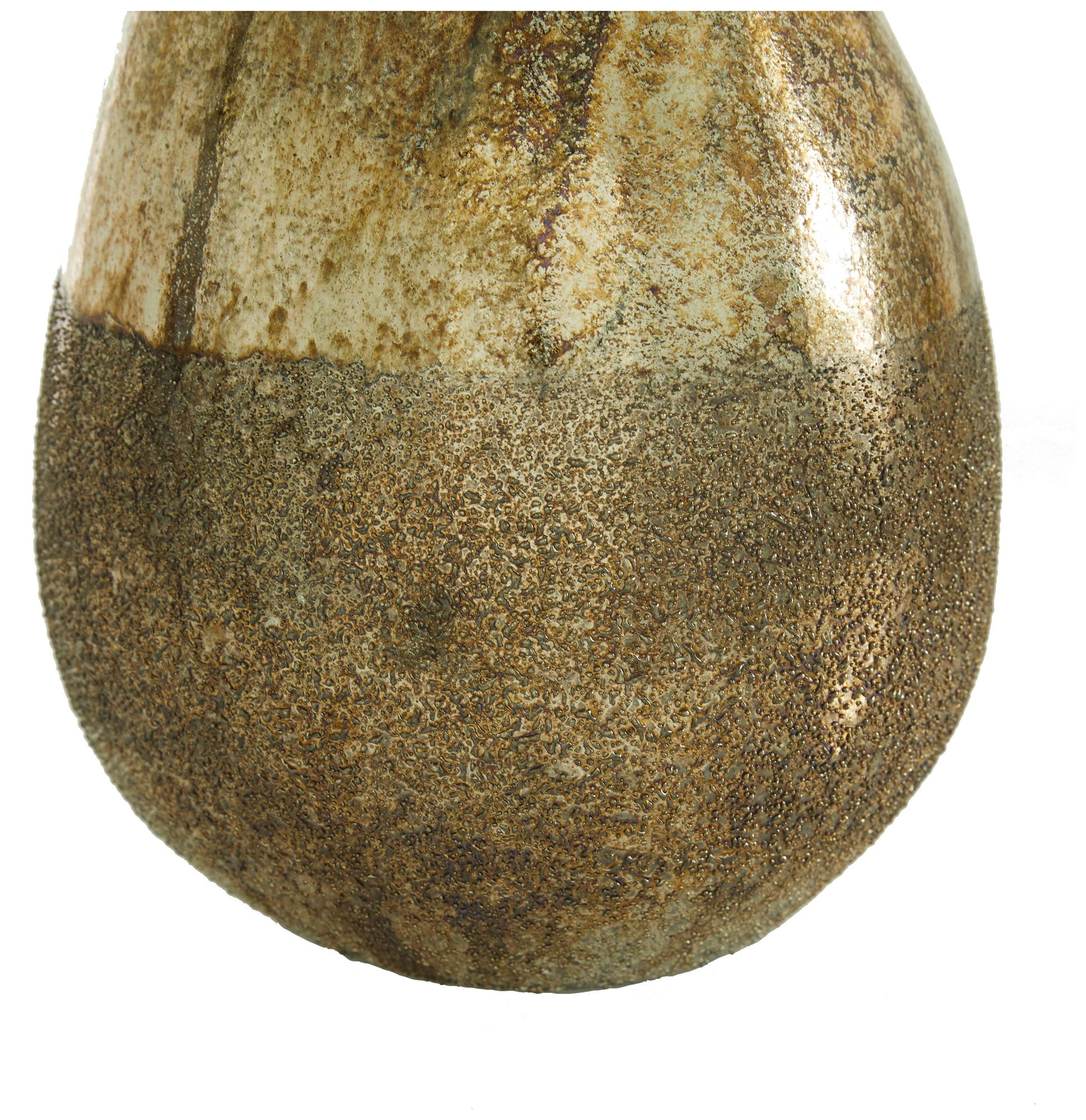 Image 3 Gold Glass Rustic Vase, S/2 12", 9"H more views