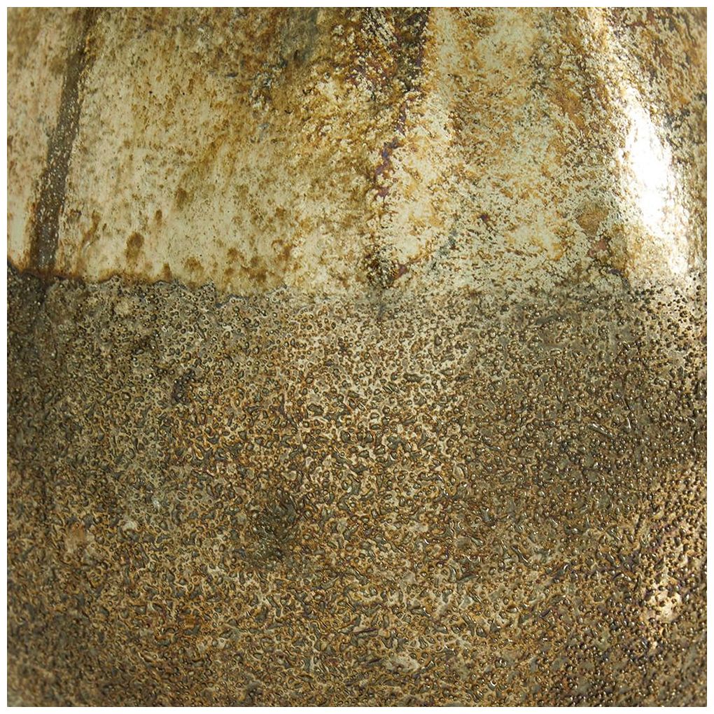 Image 7 Gold Glass Rustic Vase, S/2 12", 9"H more views