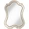 Gold Hourglass 29" x 40" Traditional Wall Mirror