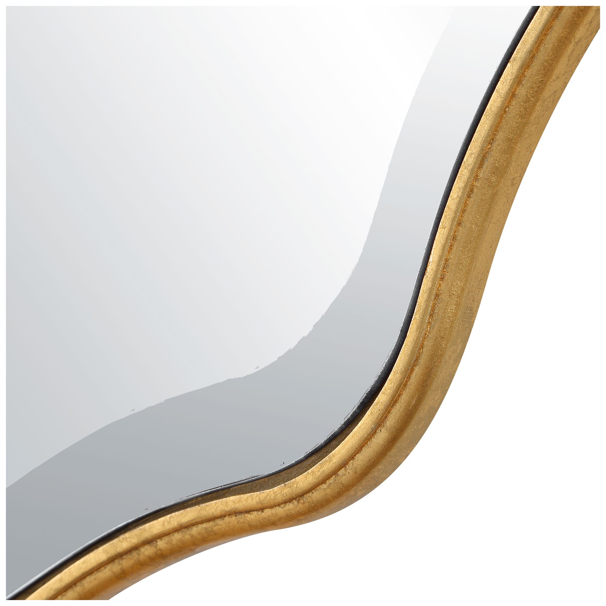 Image 4 Gold Leaf 22" x 32" Wall Mirror more views