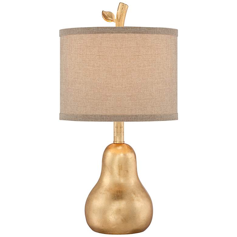 Image 1 Gold Leaf Pear Table Lamp