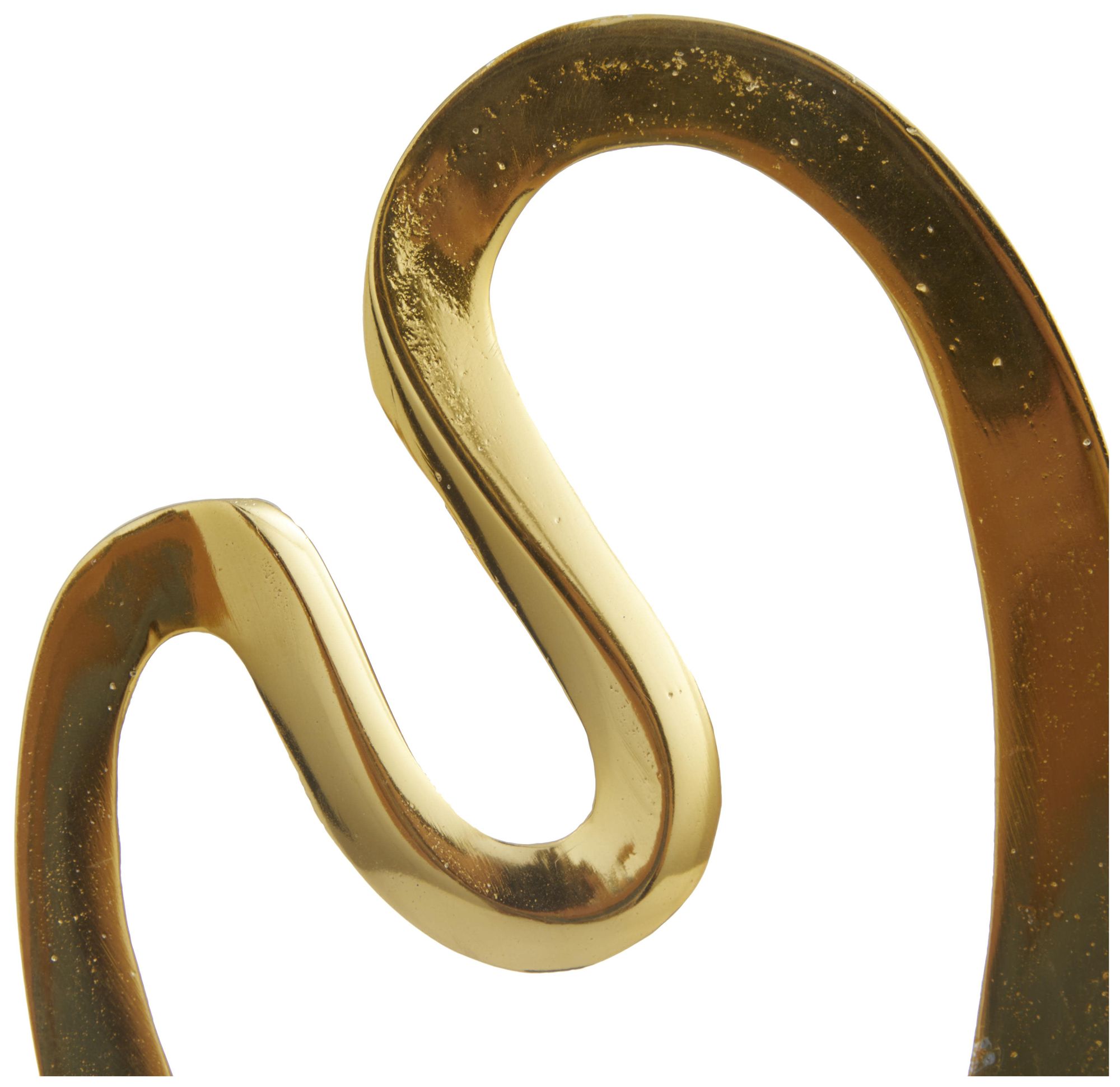 Image 3 Gold Marble Contemporary Sculpture, S/2 24", 21"H more views