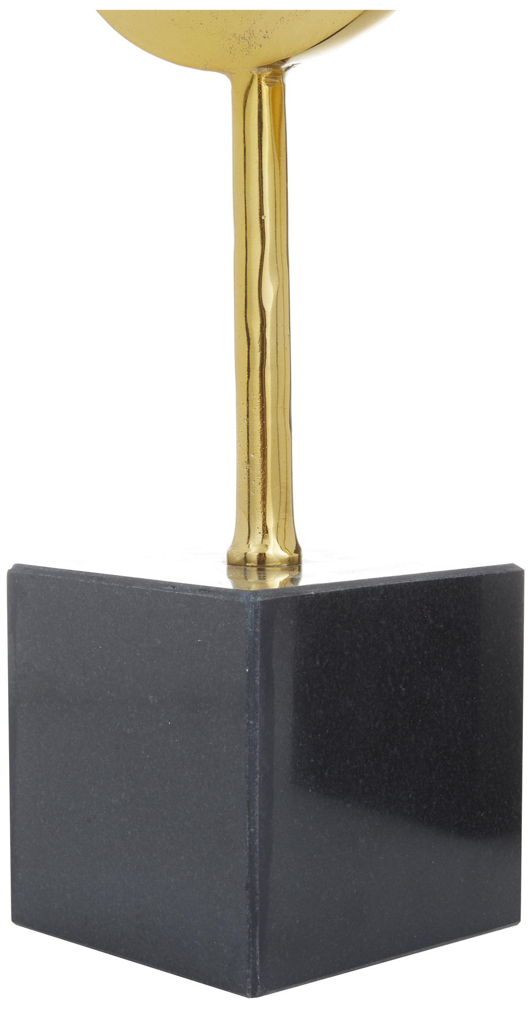 Image 4 Gold Marble Contemporary Sculpture, S/2 24", 21"H more views