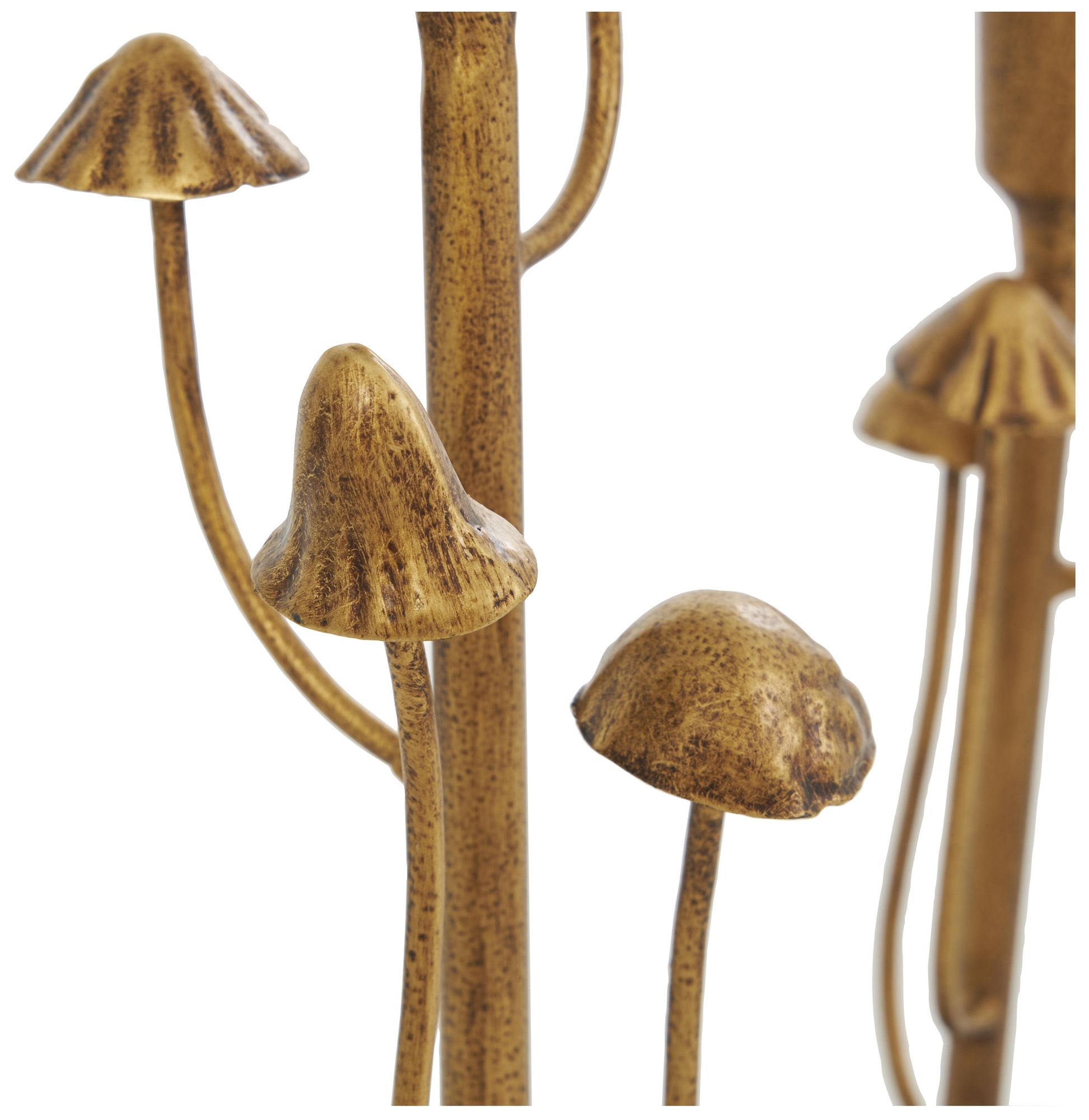 Image 4 Gold Metal Contemporary Candle Holder, S/2 11", 14"H more views