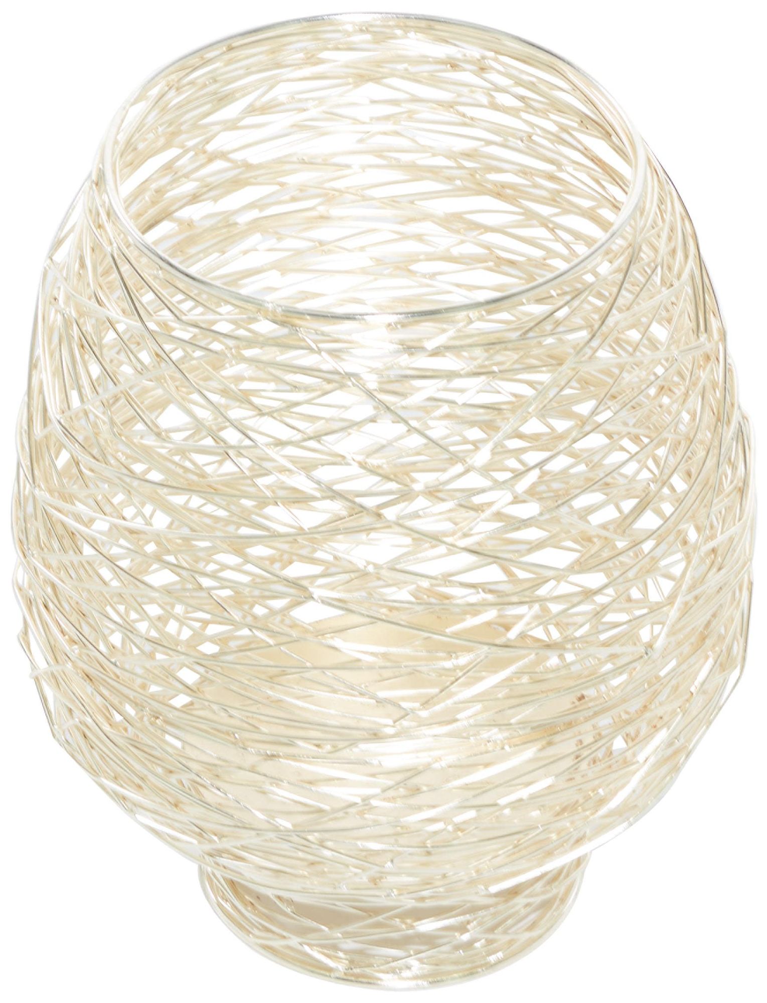 Image 5 Gold Metal Contemporary Candle Lantern, more views