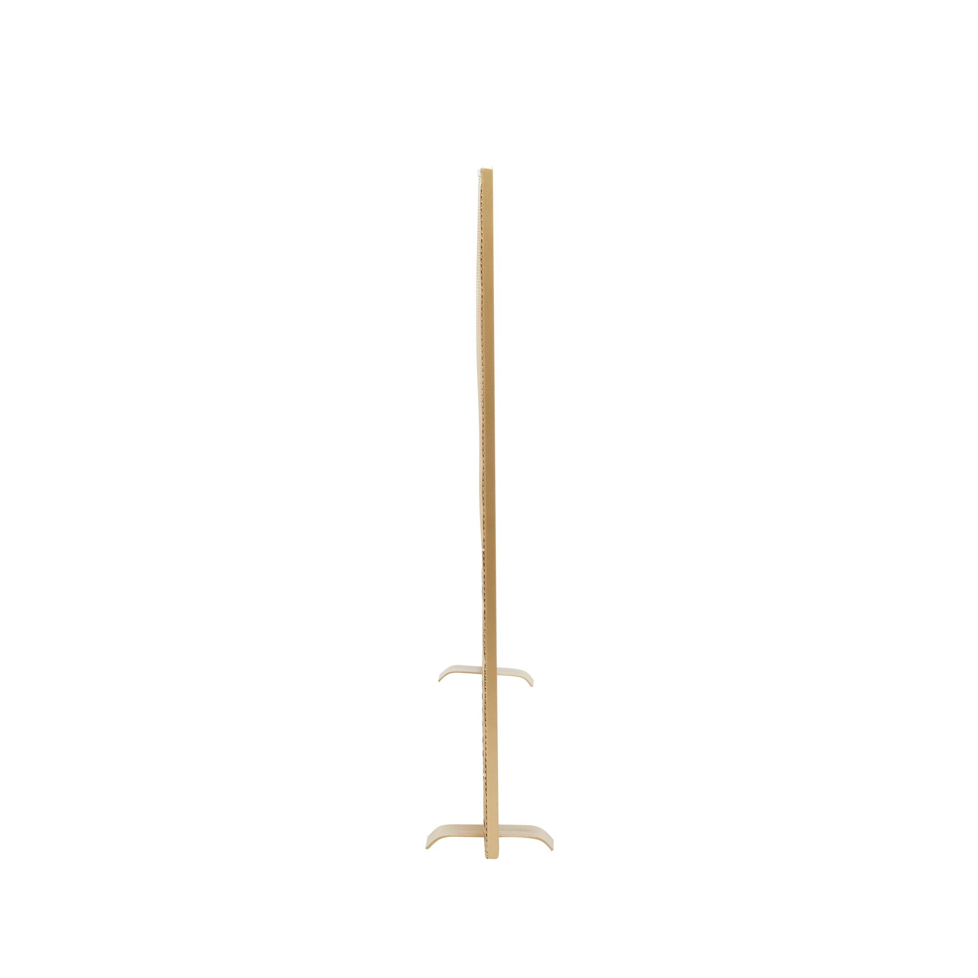 Image 6 Gold Metal Contemporary Fireplace Screen, 40" x 6" x 32" more views