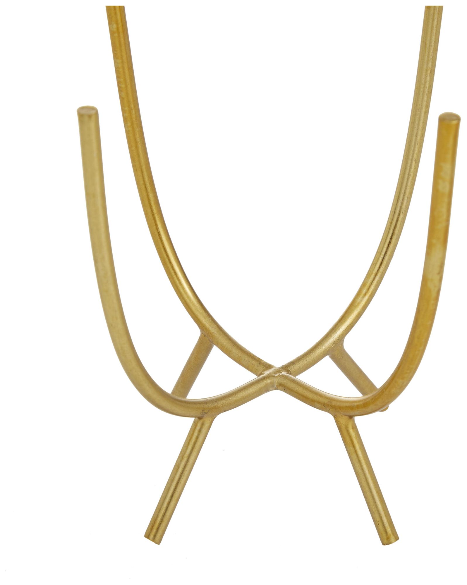 Image 4 Gold Metal Contemporary Planter, S/2 6", 7"H more views