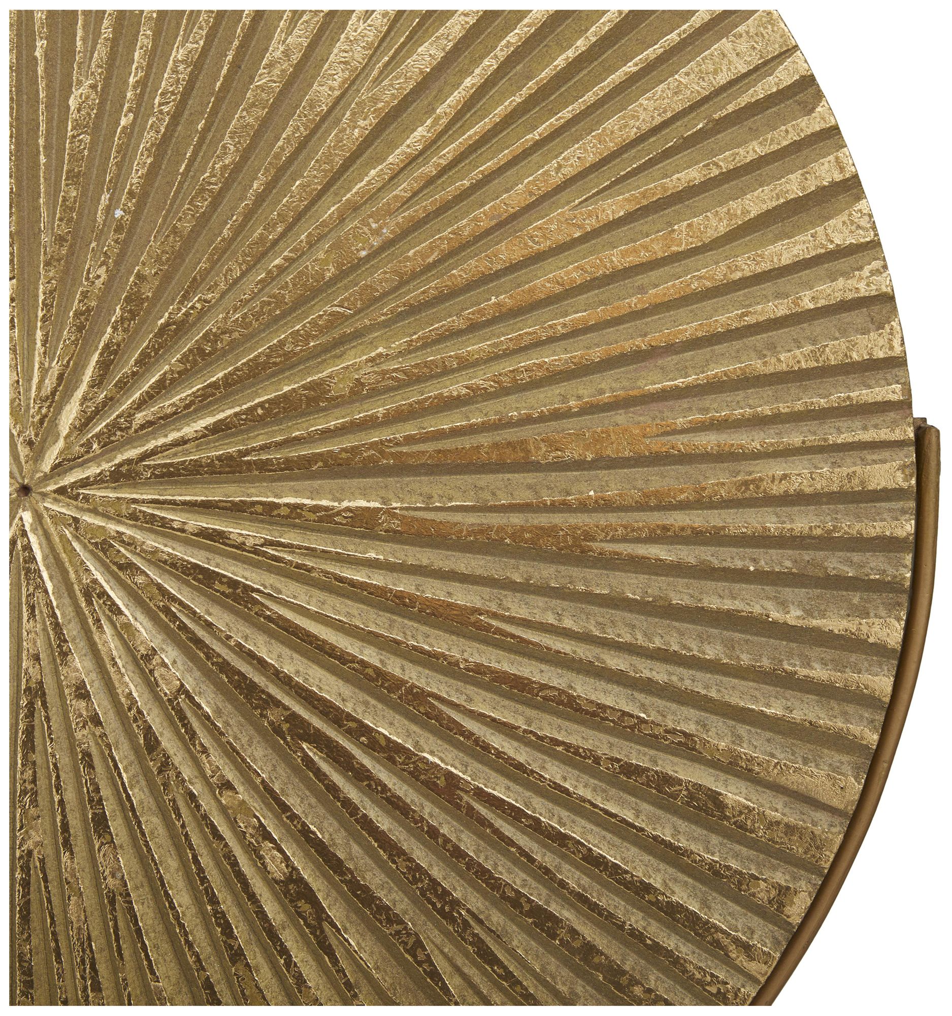 Image 4 Gold Metal Contemporary Sculpture, 18" x 4" x 23" more views