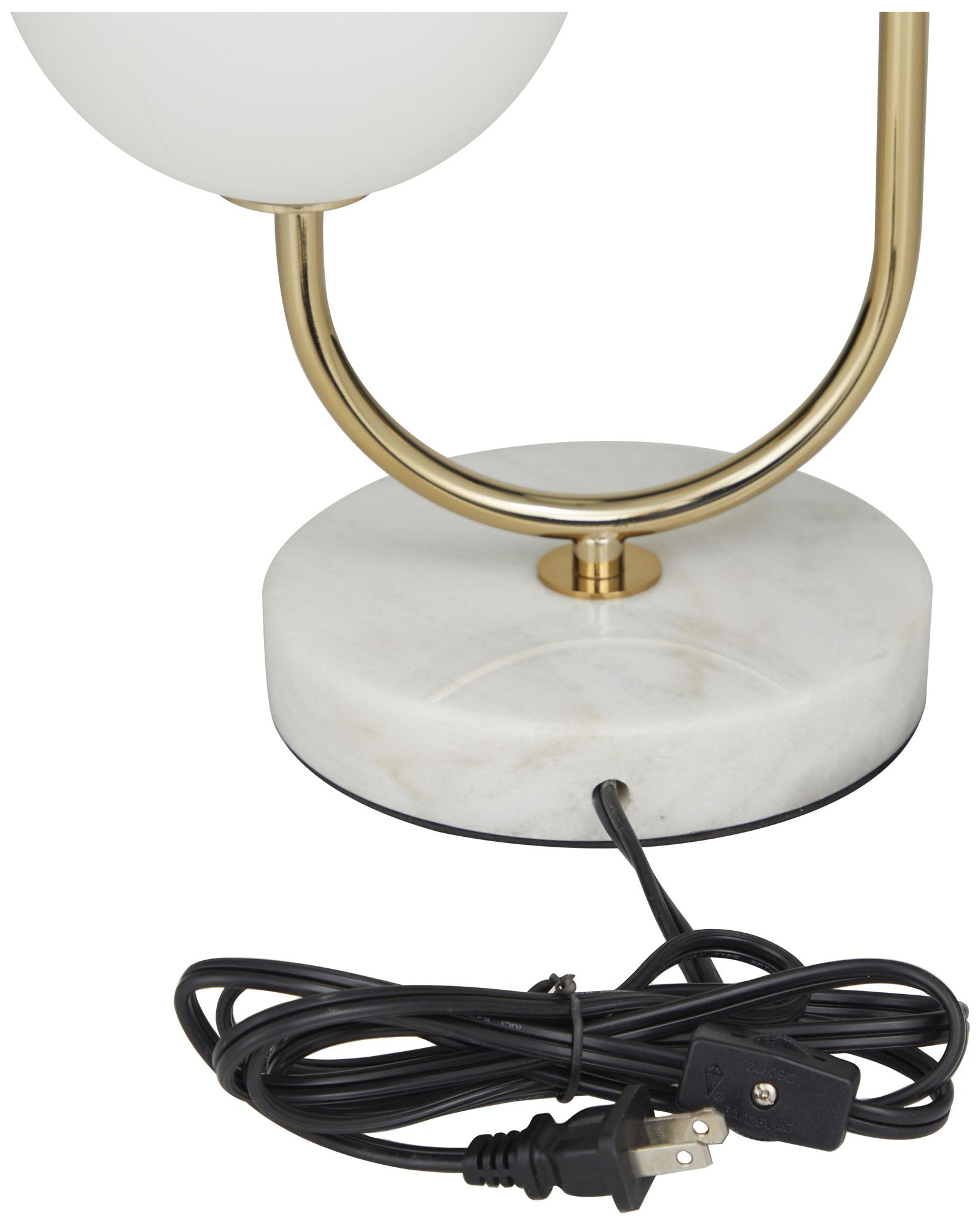 Image 3 Gold Metal Contemporary Table Lamp, 10" x 11" x 18" more views