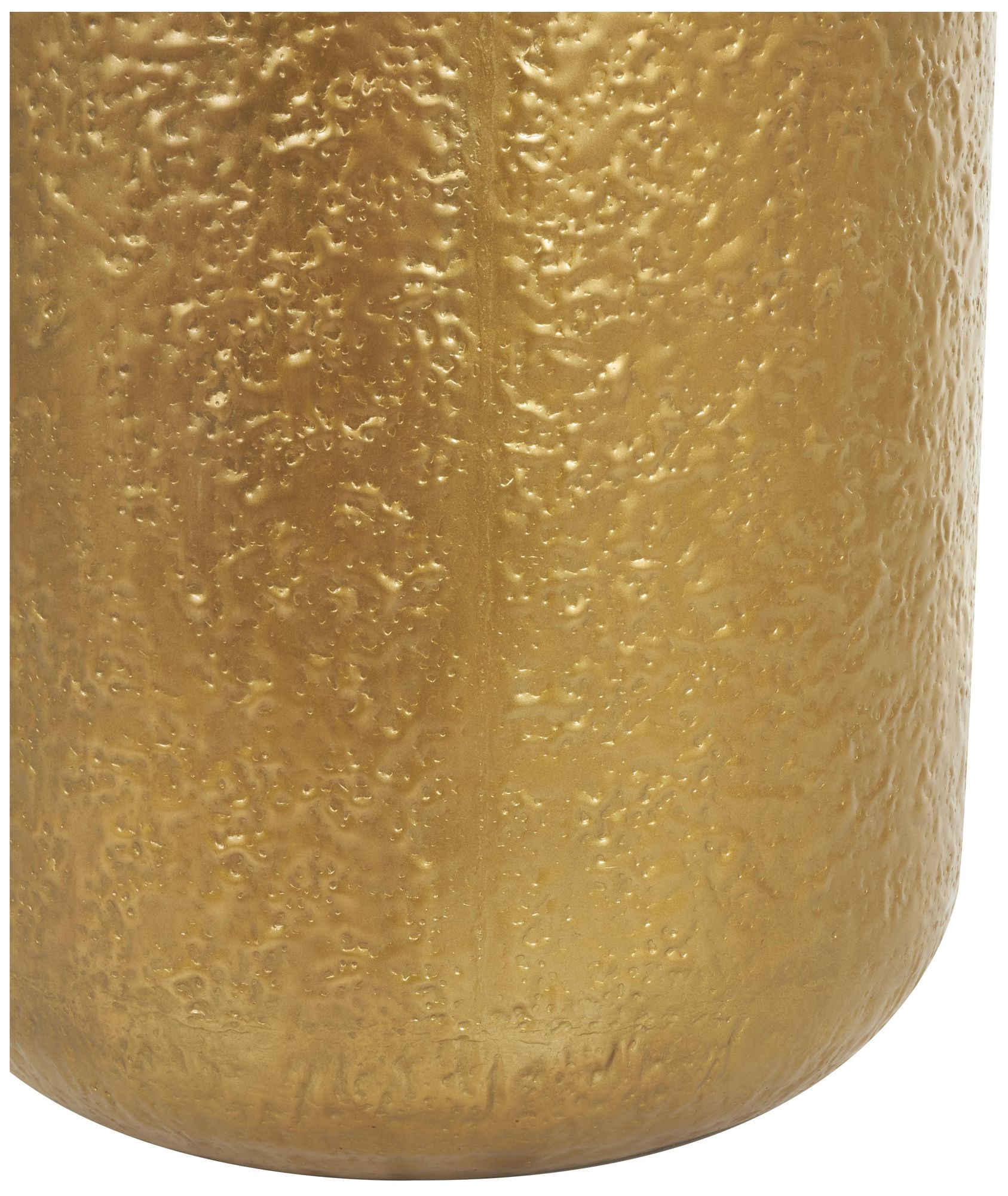 Image 3 Gold Metal Contemporary Vase, 16" x 16" x 36" more views