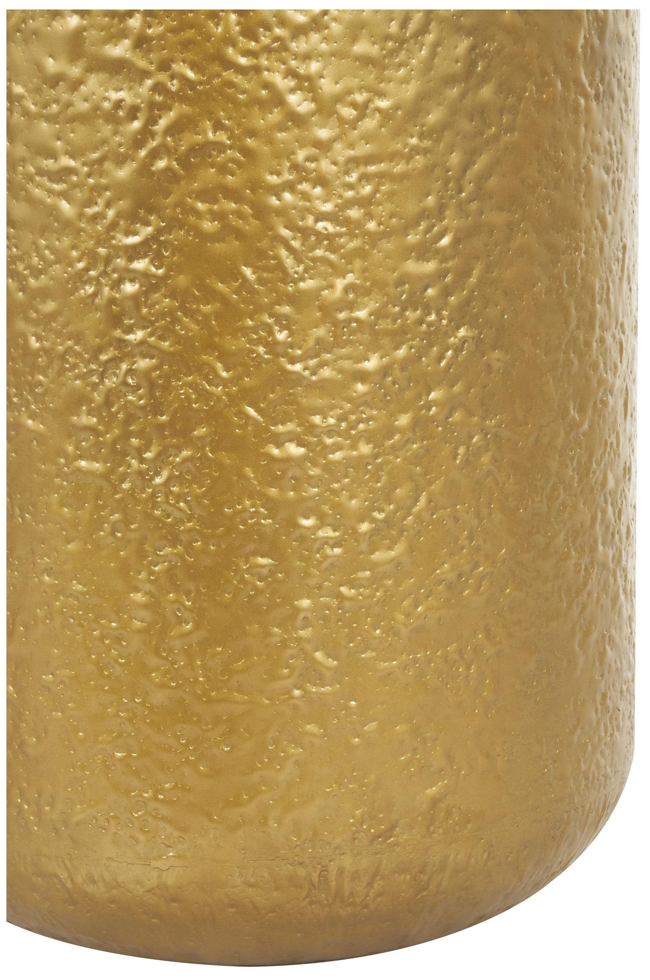 Image 4 Gold Metal Contemporary Vase, 16" x 16" x 40" more views