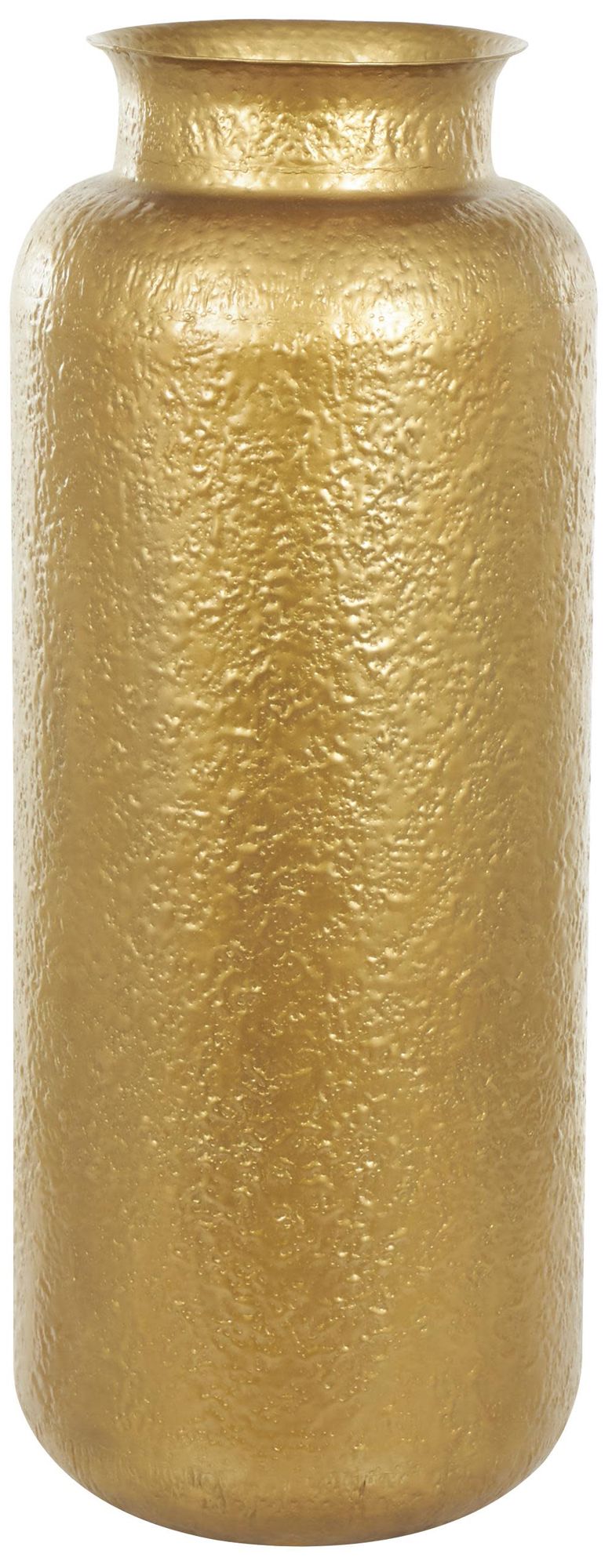 Image 5 Gold Metal Contemporary Vase, 16" x 16" x 40" more views