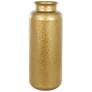 5_Gold Metal Contemporary Vase, 16" x 16" x 40" more views