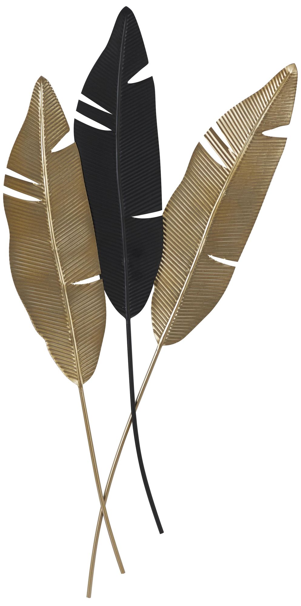 Image 2 Gold Metal Contemporary Wall Decor, 24" x 1" x 53"