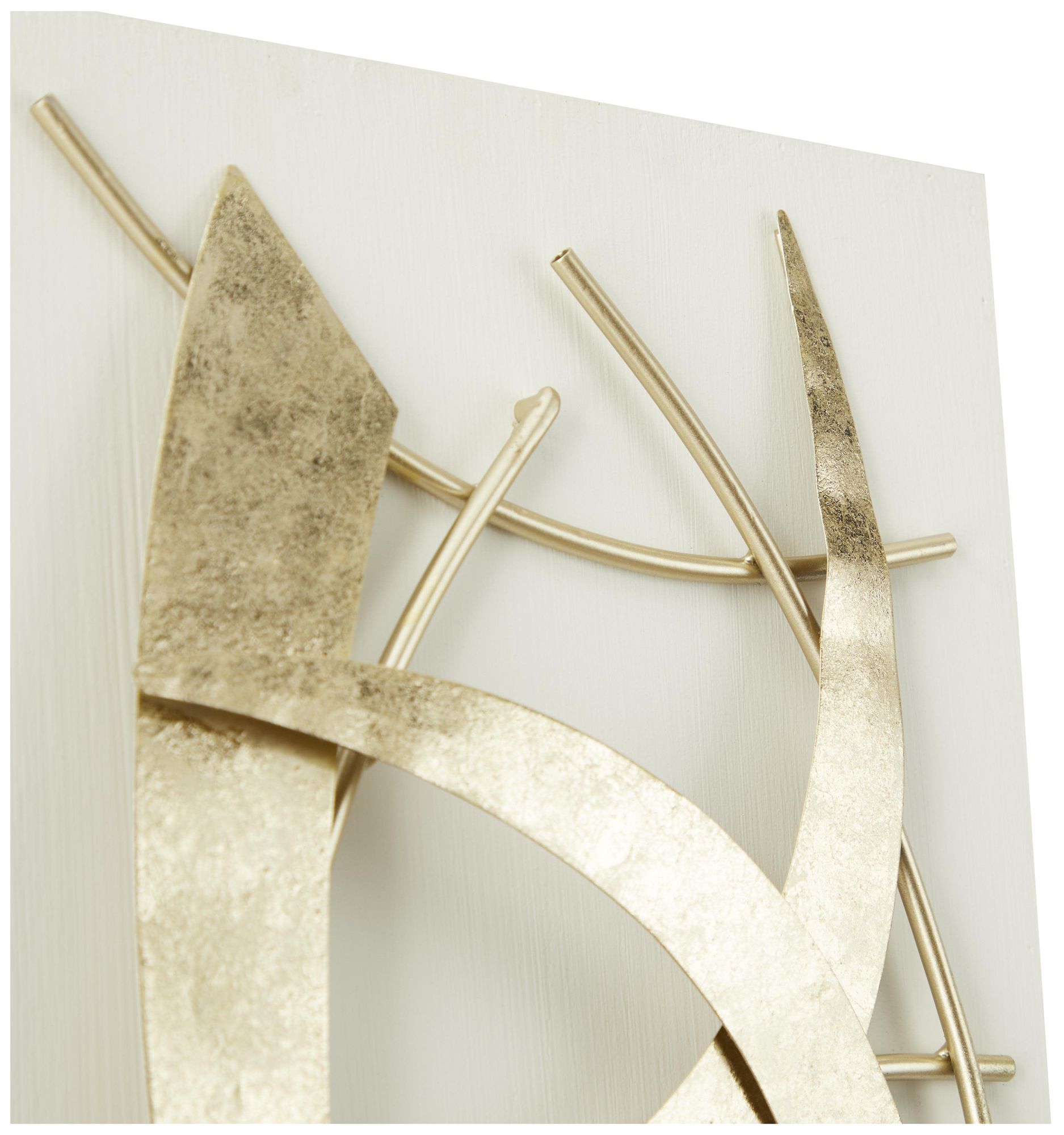 Image 3 Gold Metal Contemporary Wall Decor, S/2 12"W, 37"H more views