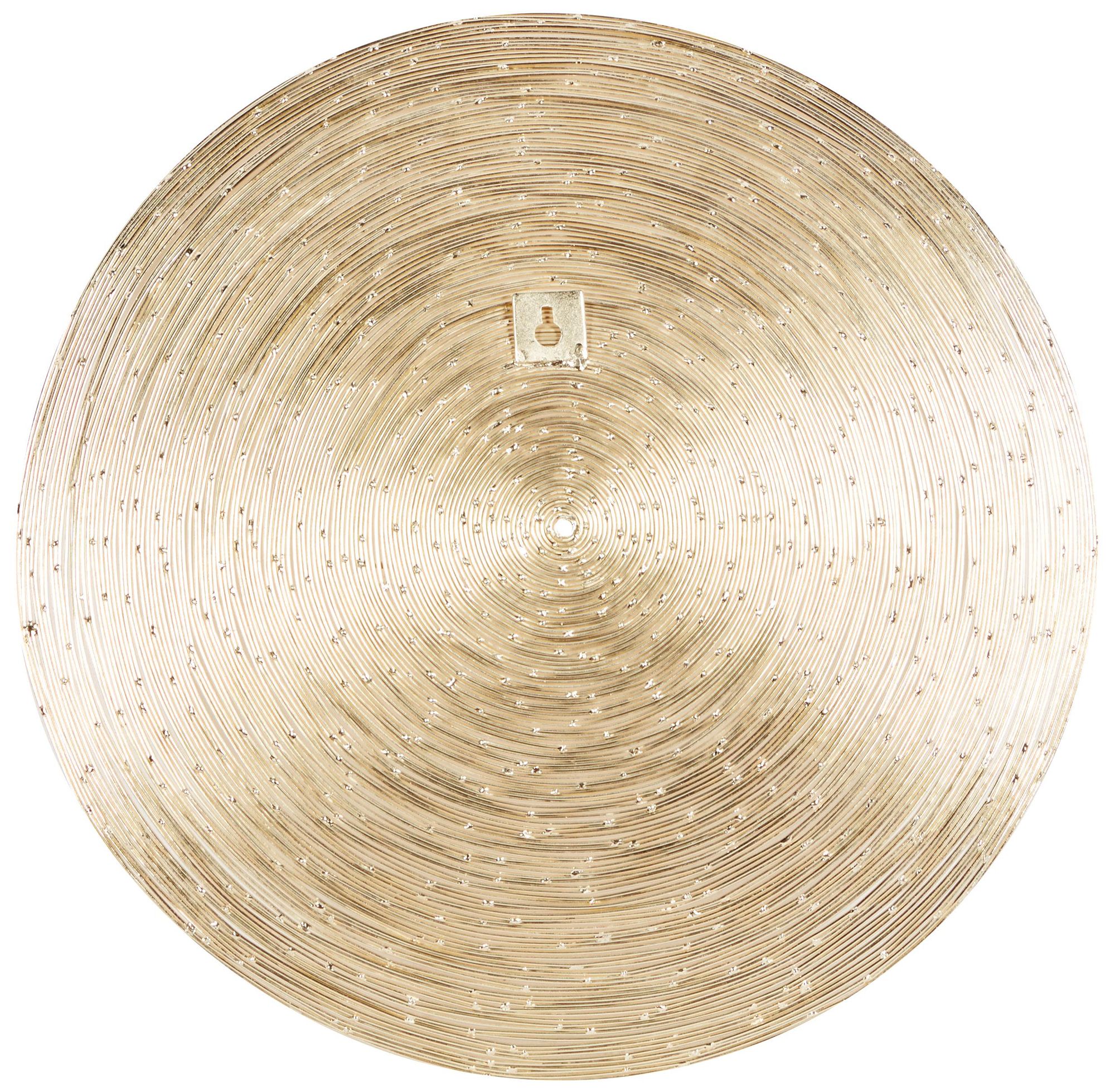 Image 5 Gold Metal Contemporary Wall Decor, S/3 23", 18", 15"W more views