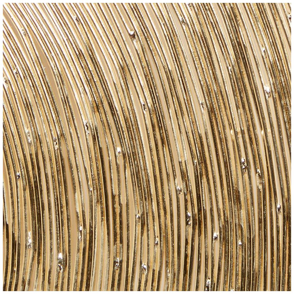 Gold Metal Contemporary Wall Decor, S/3 23", 18", 15"W