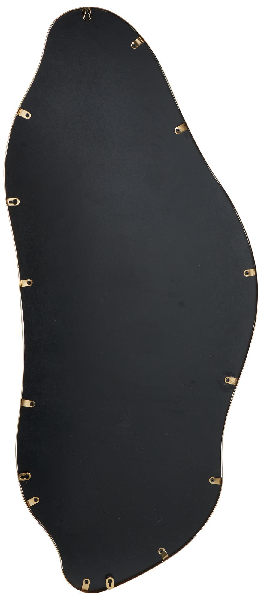 Image 5 Gold Metal Contemporary Wall Mirror, 20" x 1" x 48" more views