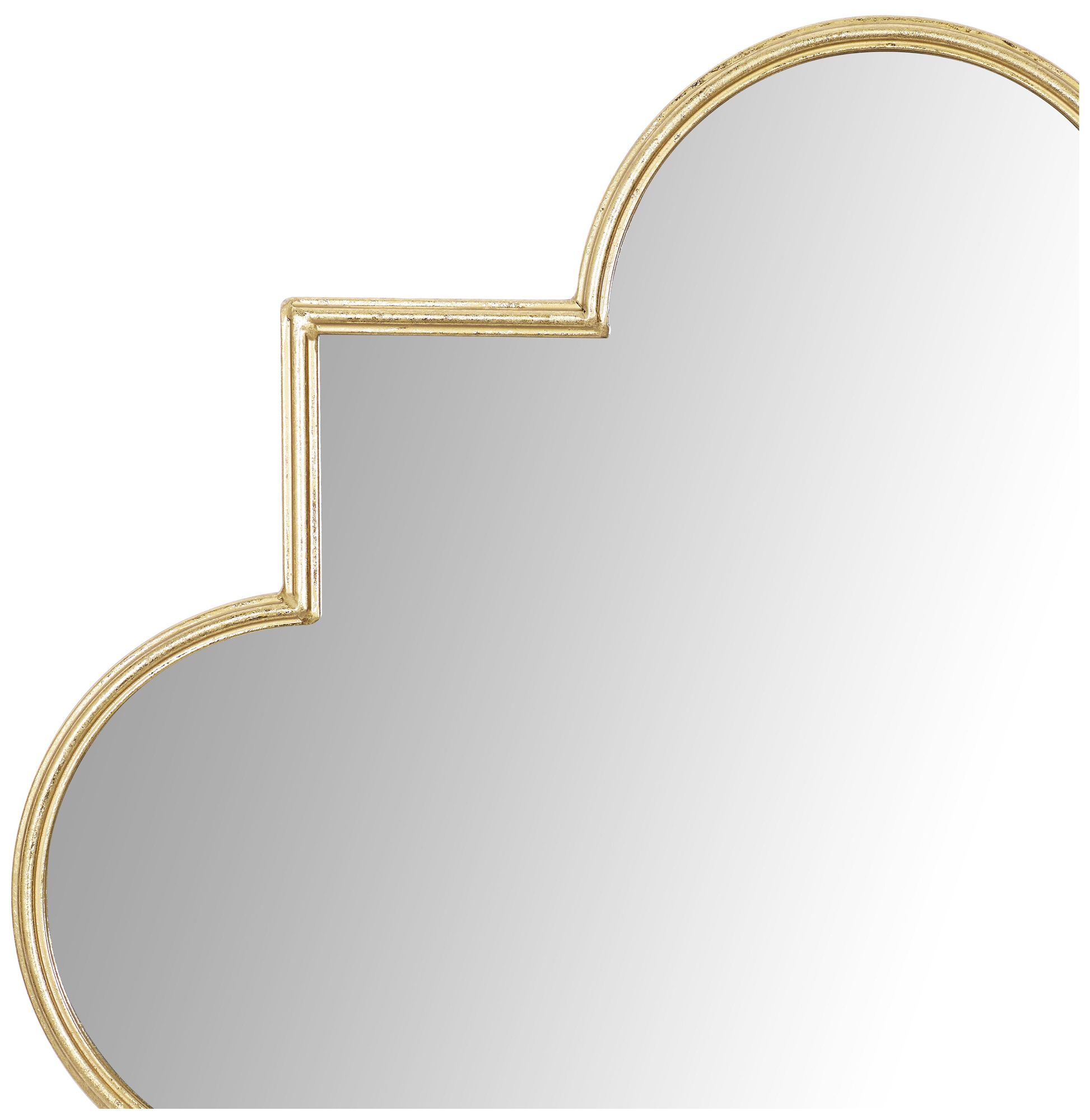 Image 3 Gold Metal Contemporary Wall Mirror, 34" x 1" x 34" more views