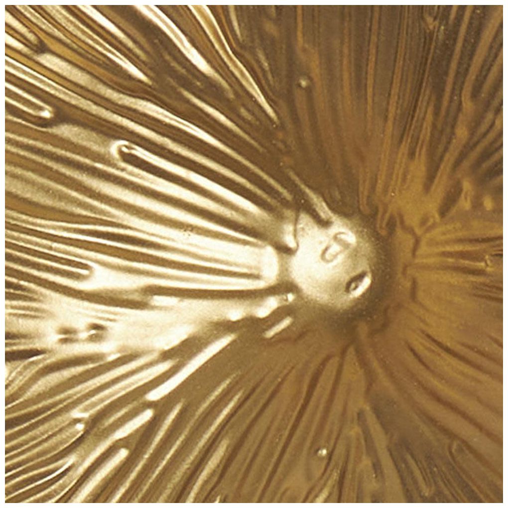Image 7 Gold Metal Contemporary Wall Shelf, 24" x 12" x 16" more views